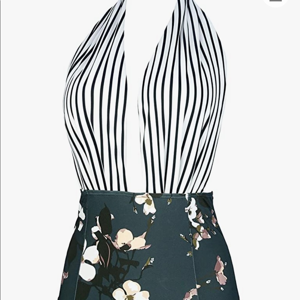 One piece backless swimsuit - NWT